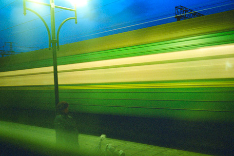 Fahrt im Schlafwagen Typ "Tourist T3" von Bratislava nach Lviv. (Ukraine, Februar 2002)